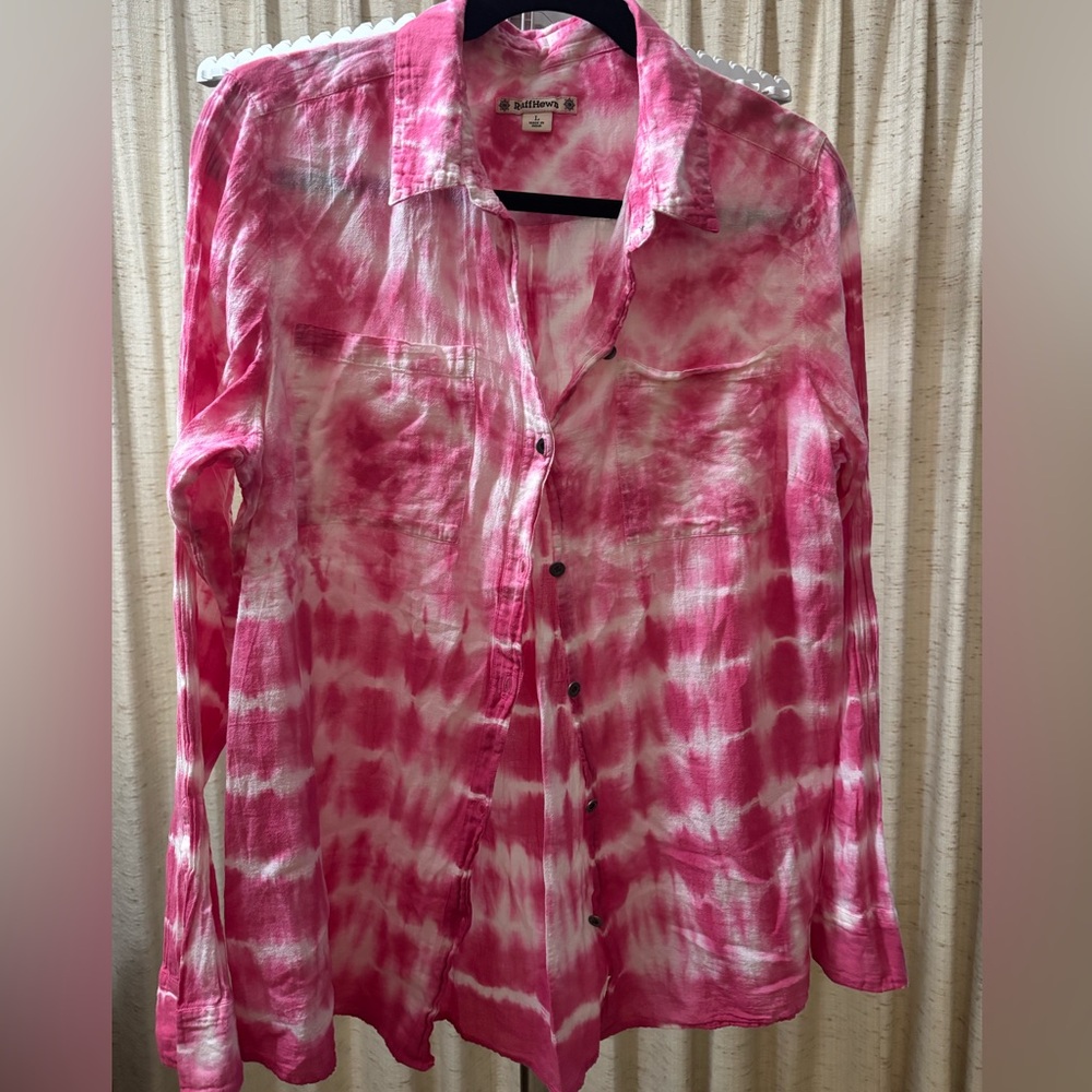 Ruff Hewn Pink Tie-Dye Shirt